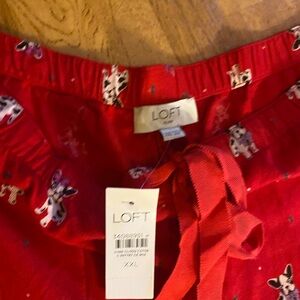 LOFT  sleep Pajama Pants French bull dog xxl